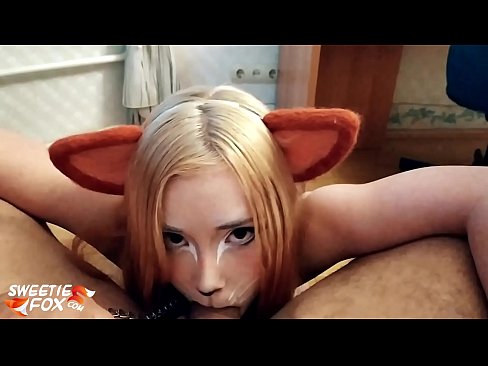 ❤️ Kitsune vale Dick ak kom nan bouch li ️❌ Videyo sèks nan nou ❤